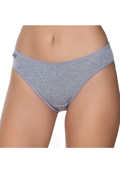 Modaley Giyim Chiloți bikini pentru femei cu nervuri colorate - Pachet de 6 -ml01