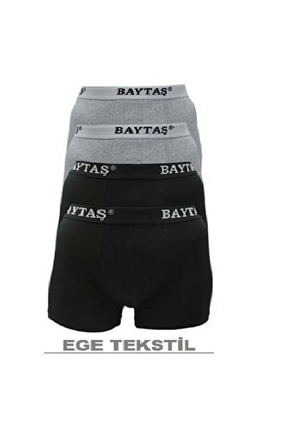 PİERLES Πακέτο 6 Οικονομικά Βαμβακερά Ανδρικά Μπόξερ - Lycra