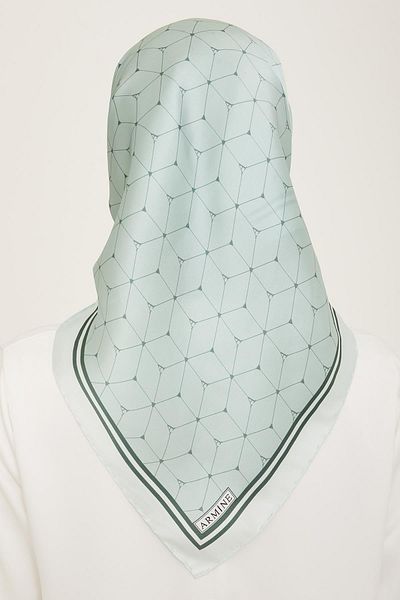 Armine Silk Scarf 2024 Summer - 9166-36 Twill