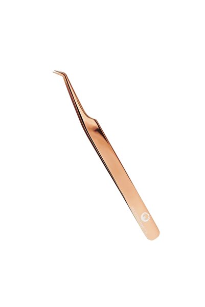 DLUX PROFESSIONAL Rose Gold L Volume Ipek Kirpik Cımbızı