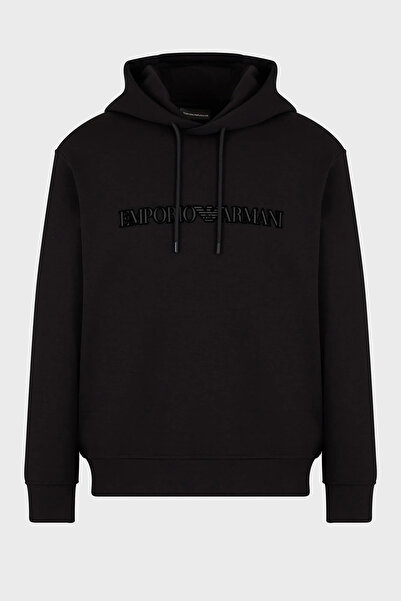Emporio Armani Men's Hooded Stretch Cotton Sweat - Regular Fit Sweat 6D1M94 1...