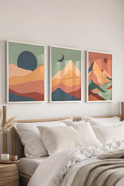 Postifull Set de pictură cu cadru, 3 bucăți de cadru alb și set de postere cu...