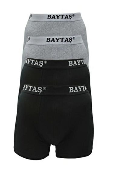Modaley Giyim Set de 6 boxeri negri pentru bărbați - bumbac și lycra