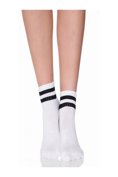 PİERLES 5 ζευγάρια βαμβακερές κάλτσες τένις Unisex με σχέδια -p01