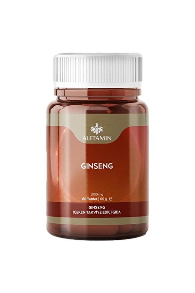 ALFTAMİN Ginseng İçeren Takviye Edici Gıda 1000 mg 60 Tablet