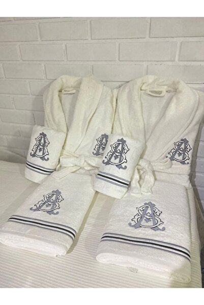 Ünal Çeyiz Tasarım Kişiye özel bornoz&havlu seti