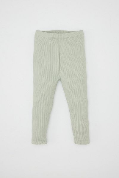 DeFacto 2-Piece Set for Baby Girl - Crew Neck Cropped Sweatshirt and Elastic Waist Long Leggings D5149A524Wn