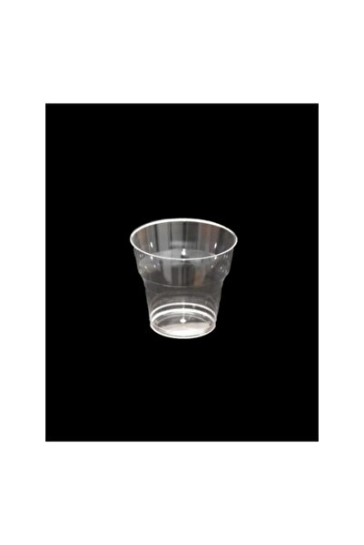 Ambalaj Evi Plastic Mica Clear Cup 180Cc 50 Pieces (1 Pack)