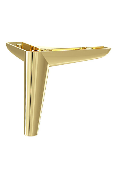 MİSLİNE Retro Ayak 17 cm Pirinç K Mobilya Ayağı ,Kanepe Ayağı, Koltuk Ayağı, Ünite Ayağı, Konsol Ayağı