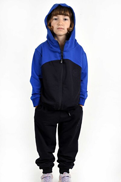 ATMACASM KOYU MAVİ ÇOCUK EŞOFMAN TAKIMI