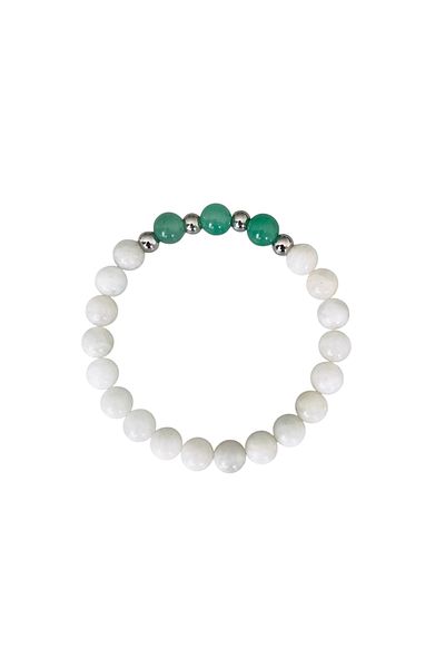 MK tasarım Real Moonstone Aventurine Stone Bracelet Mkt46002