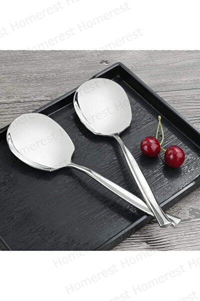DORRY HOME 2 Adet Çelik Servis Kaşığı