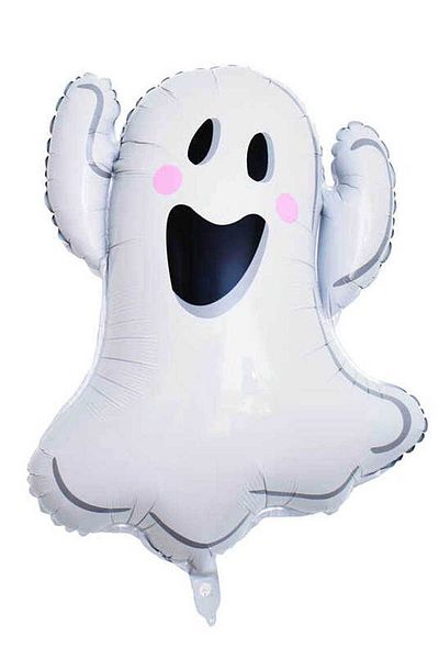 Atölye Mi Ghost Foil Balloon Halloween Balloon White Ghost Halloween Balloon