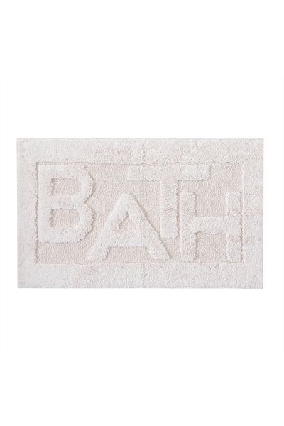 Mudo Home Χαλάκι μπάνιου 60x100 cm σε κρεμ χρώμα