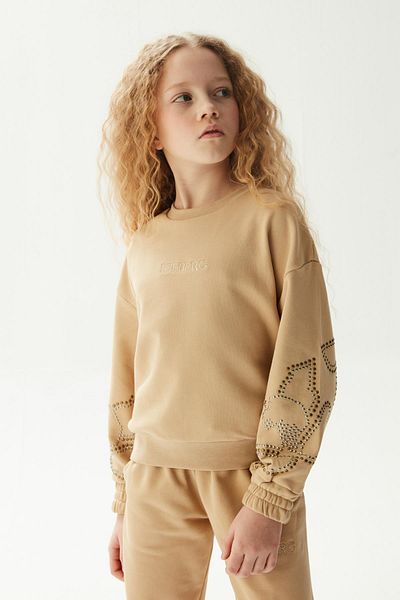 Iceberg Bg Store Girl's Light Brown Sweatshirt