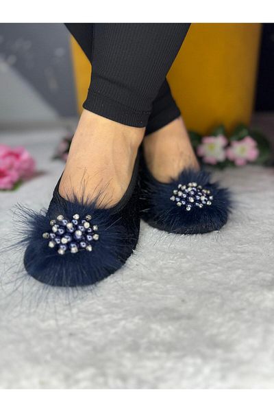 SiFu STYLE Κομψότητα και άνεση μαζί: Μαύρα Diamond Stone Home Ballerina Pisi Booties