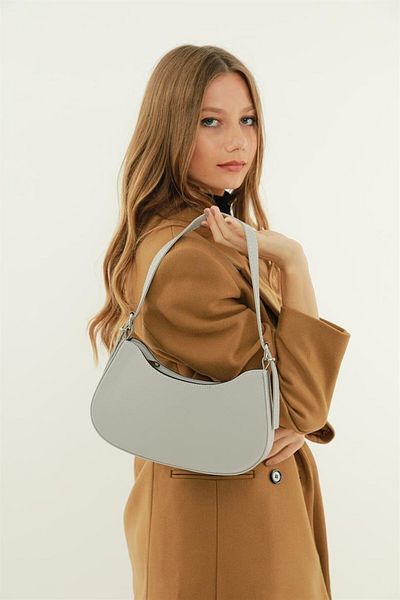 Madamra Gray Women's Baguette Bag