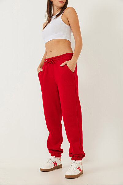 Bianco Lucci Női zsebes, részletes gumilábú melegítőnadrág MBHS011 60601011