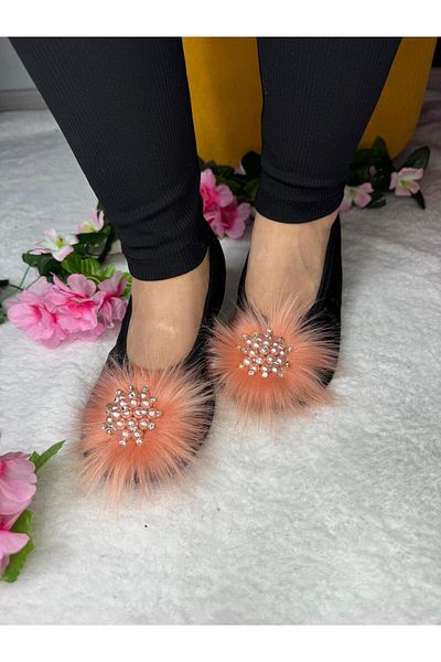 SiFu STYLE Κομψότητα και άνεση μαζί: Μαύρα Diamond Stone Home Ballerina Pisi Booties