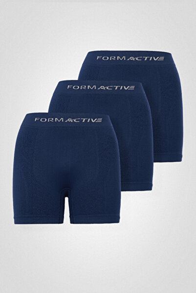 Formactive Dikişsiz Microfiber Esnek Ve Likralı Erkek Spor Boxer 3lü Set