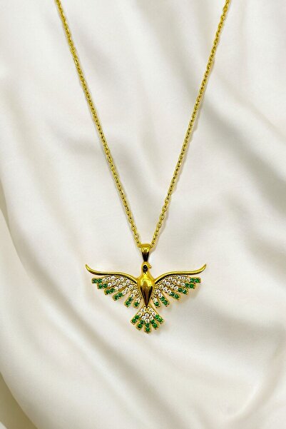 ADA LİFE GÜMÜŞ 925 Ayar Gümüş Anka Kuşu Kadın Kolye (ÖZEL KUTULU)