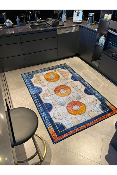 Rugs Modern Halı Παριζιάνικη Συλλογή Πολύχρωμο Χαλί με Γεωμετρικό Σχέδιο Vint...