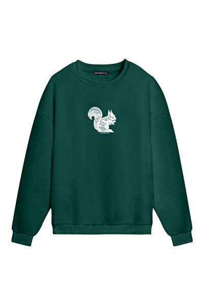 Mounte Bianca Unisex veverica - obična majica sa kapuljačom