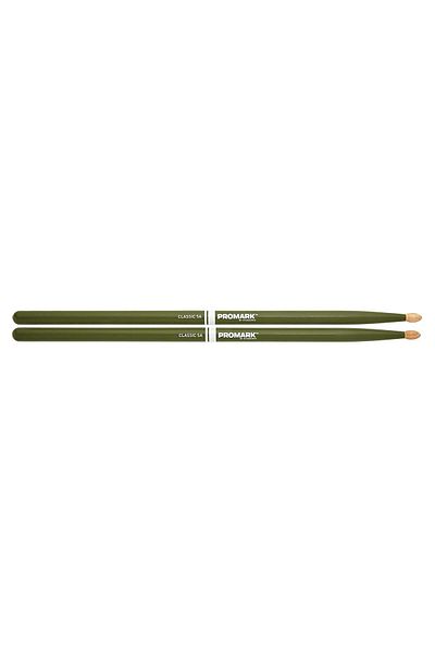 PRO-MARK Tx5aw-green Green Hıckory Baguette 5a - Colorful Green Bag