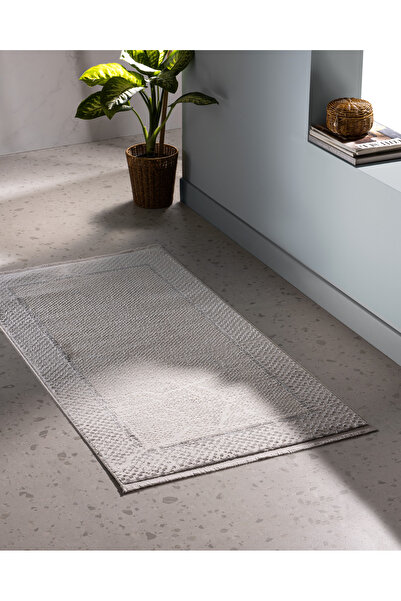 Madame Coco Fayence Halı - Gri - 80x150 Cm