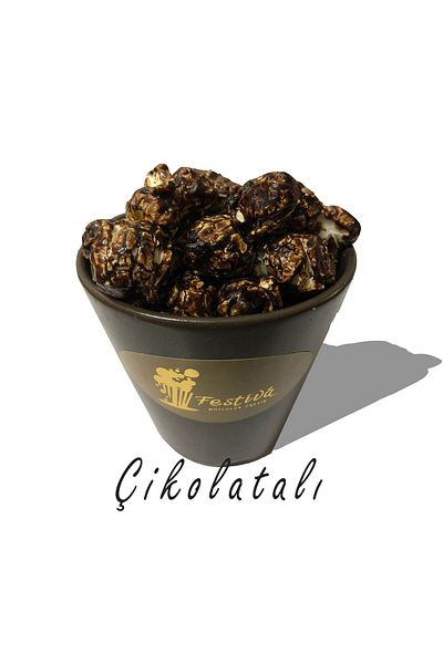 Festiva Popcorn in a Detachable Bucket of 120g - Chocolate Flaver