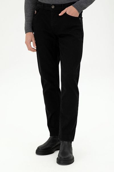U.S. Polo Assn. Ανδρικό μαύρο τζιν παντελόνι 50298542-dn0027
