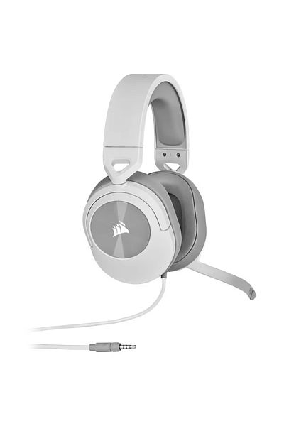 Corsair سماعة رأس لاسلكية للألعاب Hs55 Surround USB Dolby Audio 7.1 باللون الأبيض