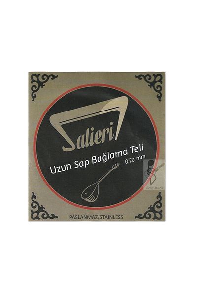 Salieri سلك معدني من الفولاذ المقاوم للصدأ 0.20 مم - سلك ربط بمقبض طويل 020