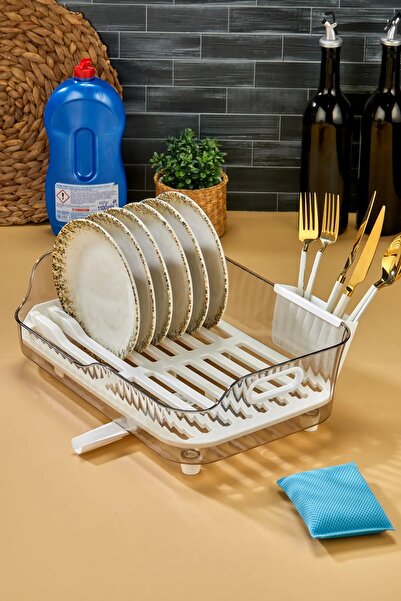 origa Su Tahliyeli Lavabo  Kenarı Tezgah Üstü Süzgeçli Bulaşıklık