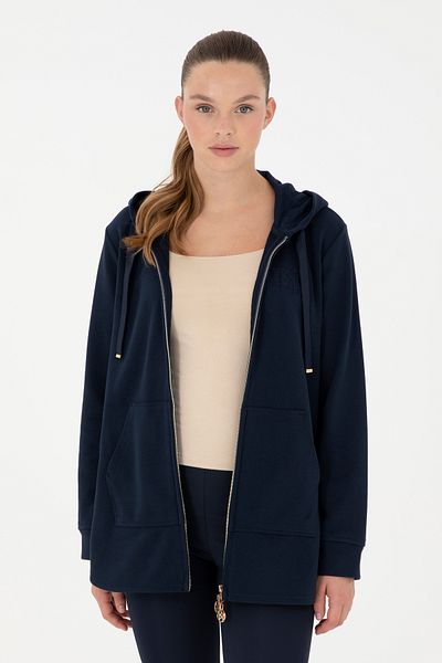 U.S. Polo Assn. Hanorac cu glugă de damă bleumarin 50289545 -vr033