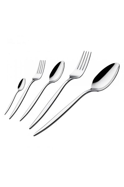 Taç Taç Felina Tivoli 60 Pieces 12 Person Fork and Spoon Set