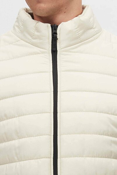 D'S Damat Slim Fit Stone Windproof Fiber Filled Puffer Jacket