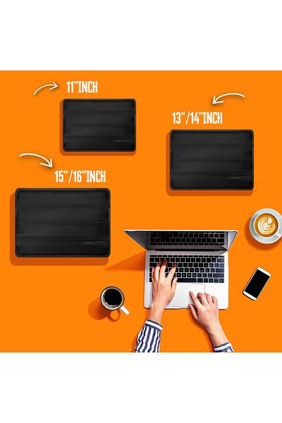 Serve 15-16 Black Pu Laptop Bag