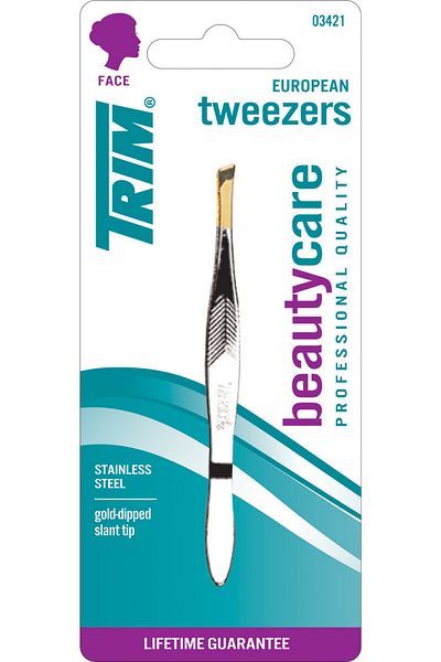 Trim Trim Gold Color Tipped Tweezers