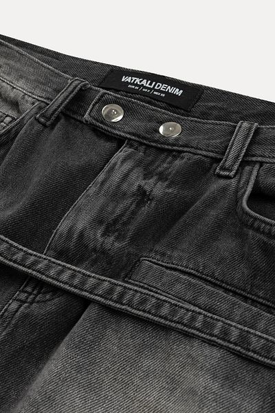 VATKALI Designer Denim Mini Skirt