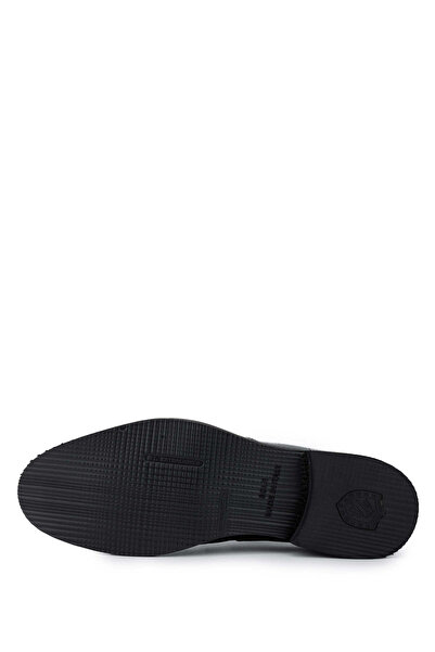 Tamer Tanca Erkek Hakiki Deri Siyah Günlük Ayakkabı