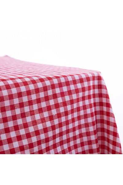 Bimotif Red 140X100 cm Teacher Tablecloth - Elastic Free