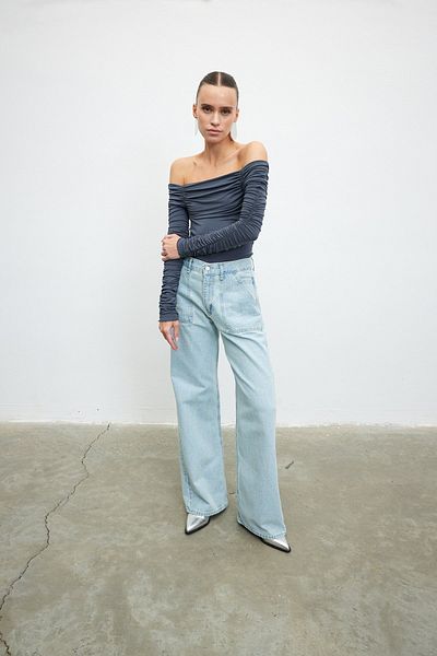 VATKALI Draped Top - Premium Collection