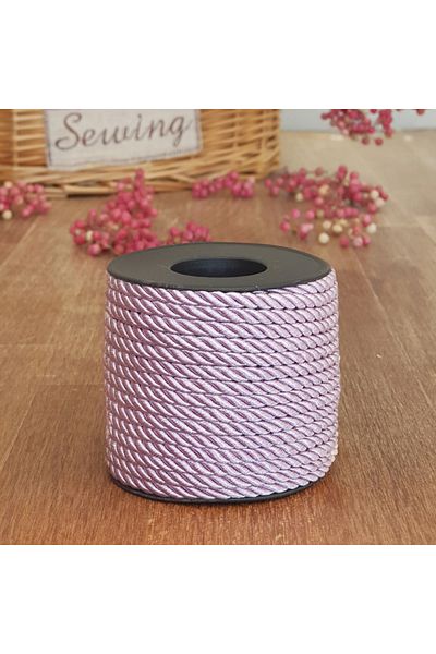 Bimotif Lilac cord ribbon, 4 mm 5 meters
