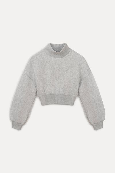 VATKALI Oversized Crop Sweatshirt
