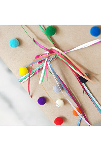 Bimotif Λούτρινο Πομπόν, 1,5 εκ. 50 Τεμάχια Γκρι