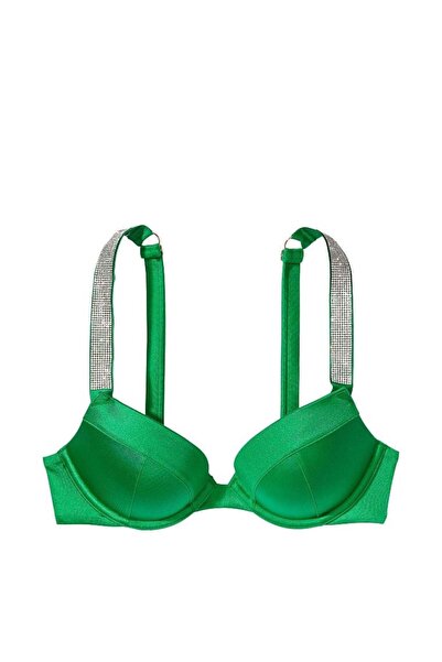 Victoria's Secret Işıltılı Askılı Sexy Tee Push-Up Bikini Üstü
