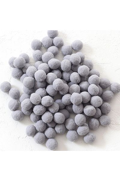 Bimotif Πομπόν, 2,2 cm, 20 τεμάχια, Γκρι