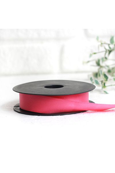 Bimotif Dark Pink Satin Ribbon, 25 Mm 10 Meters