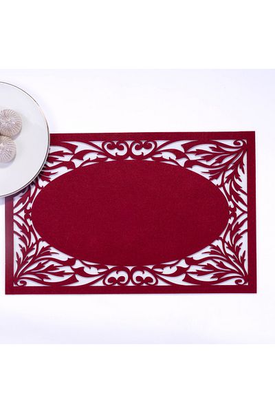 Bimotif Servire american felt, visiniu, 29x45 cm 2 buc